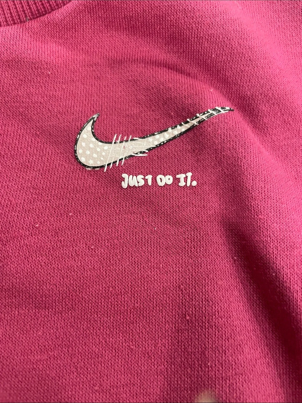 Nike Baby Deep Raspberry Crewneck Sweatshirt